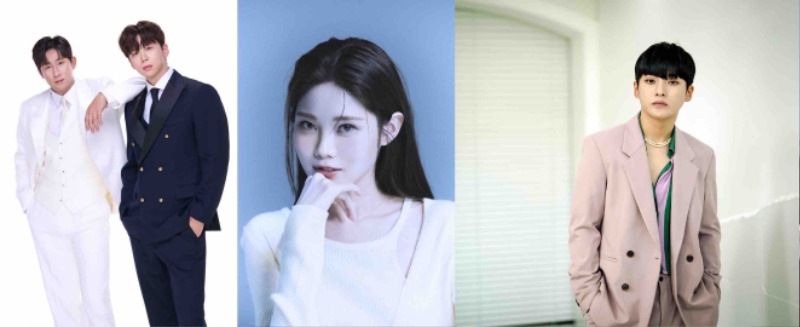 사진1_(왼쪽부터) 가수 나상도와 남궁진, 가수 배아현, 가수 성리. BTN라디오 제공.jpg